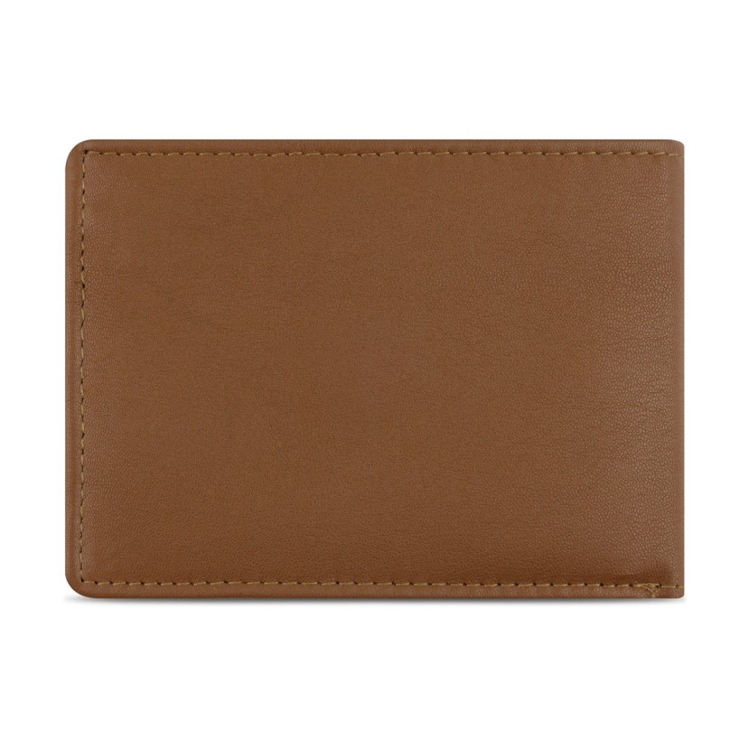 Портмоне BUGATTI Banda, с защитой RFID, коньячного цвета цвет, кожа/полиэстер, 12,5х2х9 см