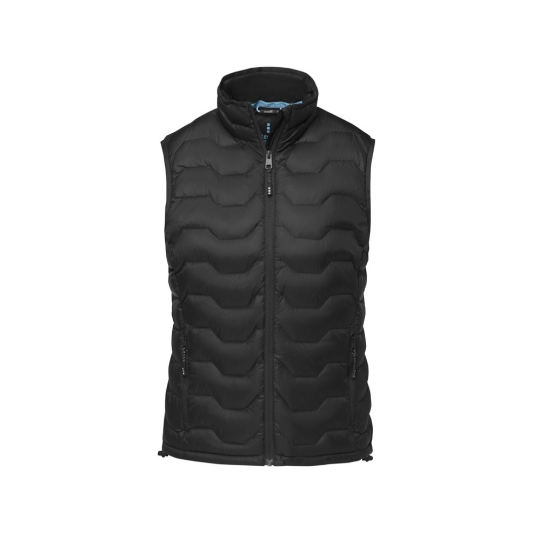 Женская утепленная телогрейка Epidote из материалов, переработанных по стандарту GRS - сплошной черный