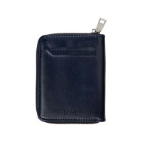 Картхолдер на молнии для 8 пластиковых карт с RFID защитой "Fabrizio", синий