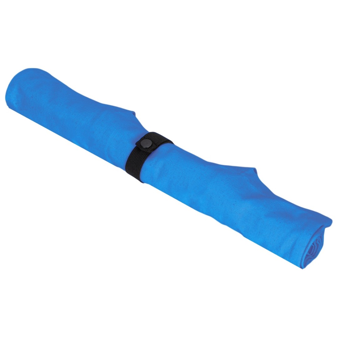 Сумка Fixy из переработанного хлопка с фиксирующей эластичной лентой, синий