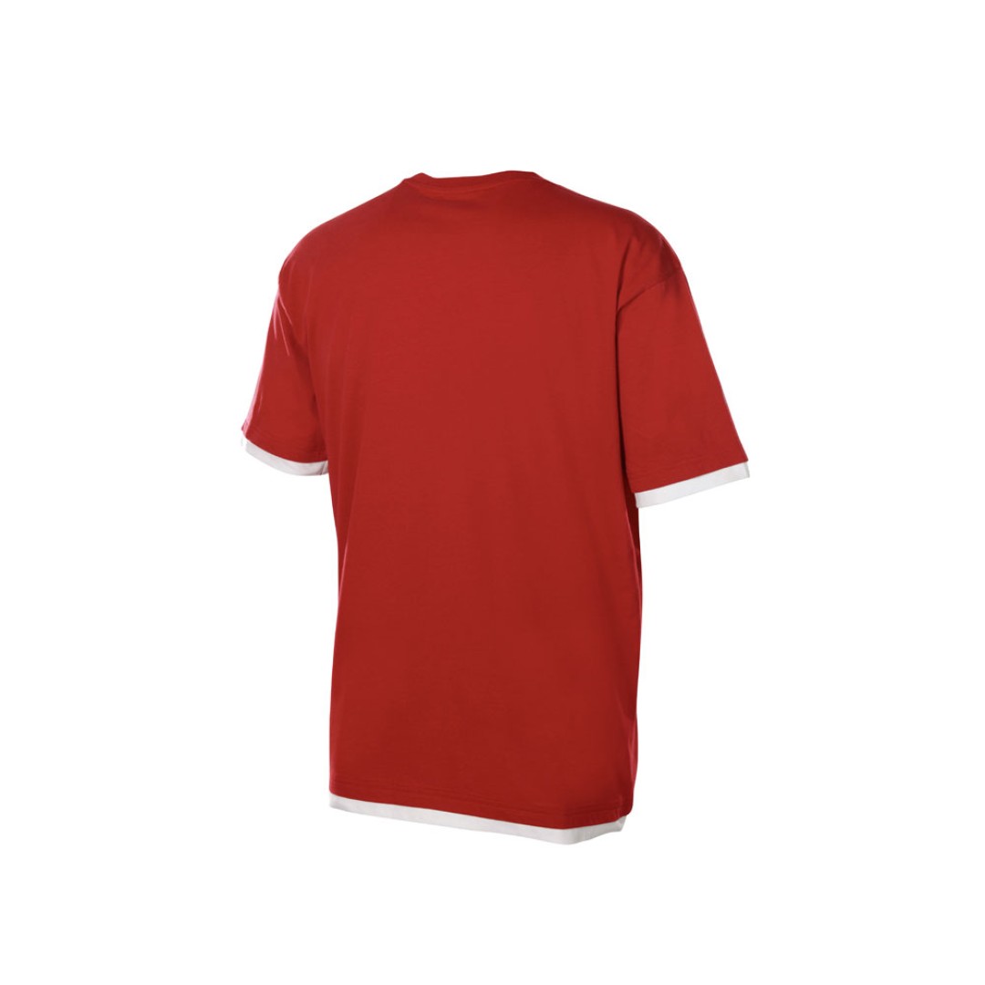 Футболка «Rotterdam» мужская, красный/белый