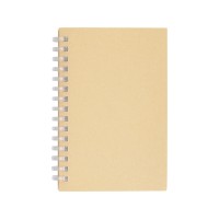 Блокнот на мягкой спирали А6 "Sahara", 60 листов 70 гр/м2, натуральный