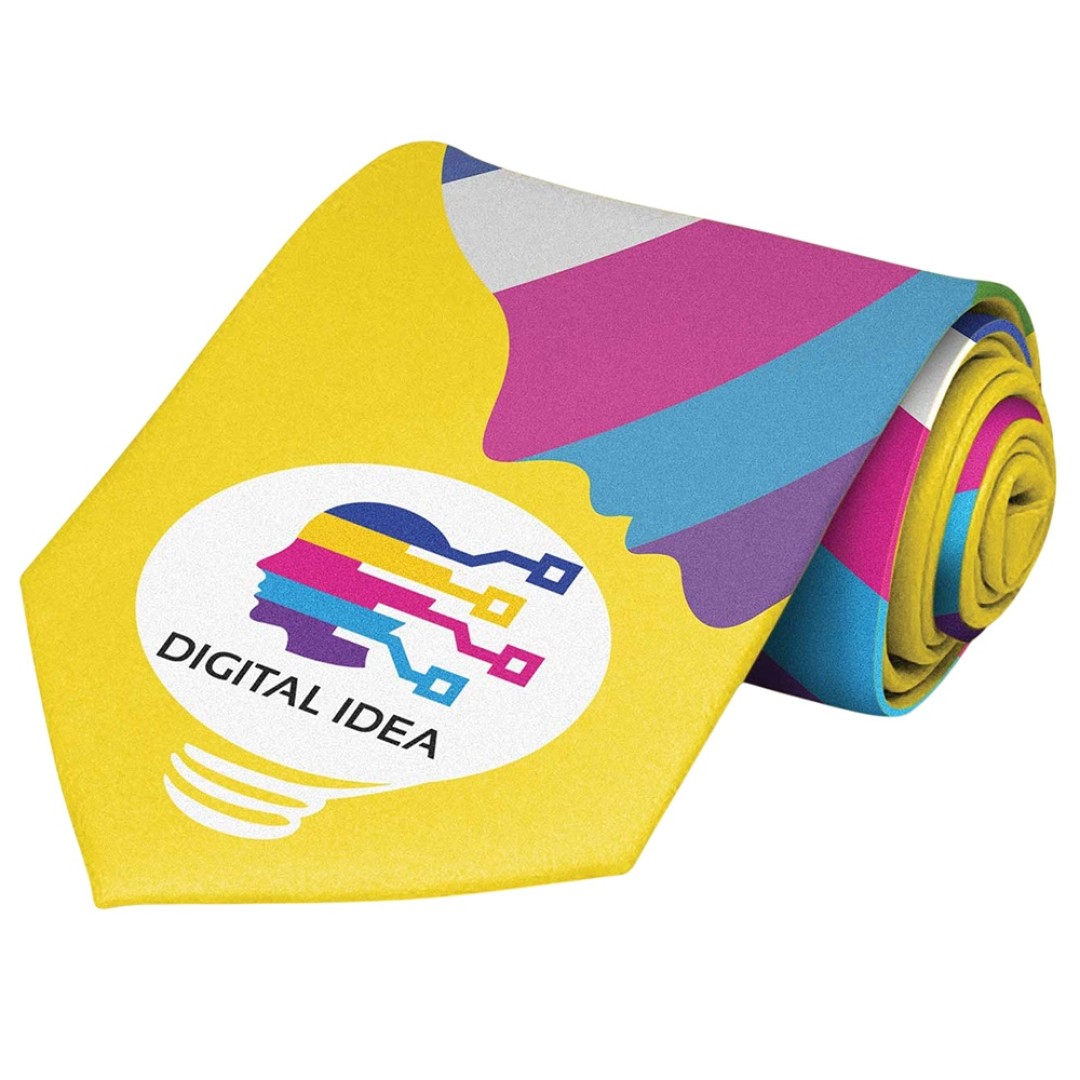 Галстук с возможностью полноцветной печати