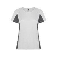 Футболка "Shanghai" женская, белый/графитовый