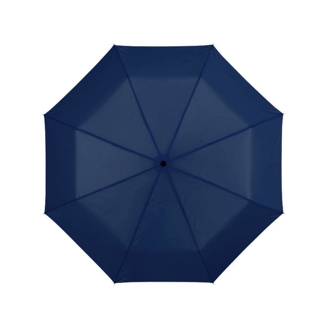 Зонт Ida трехсекционный 21,5", темно-синий