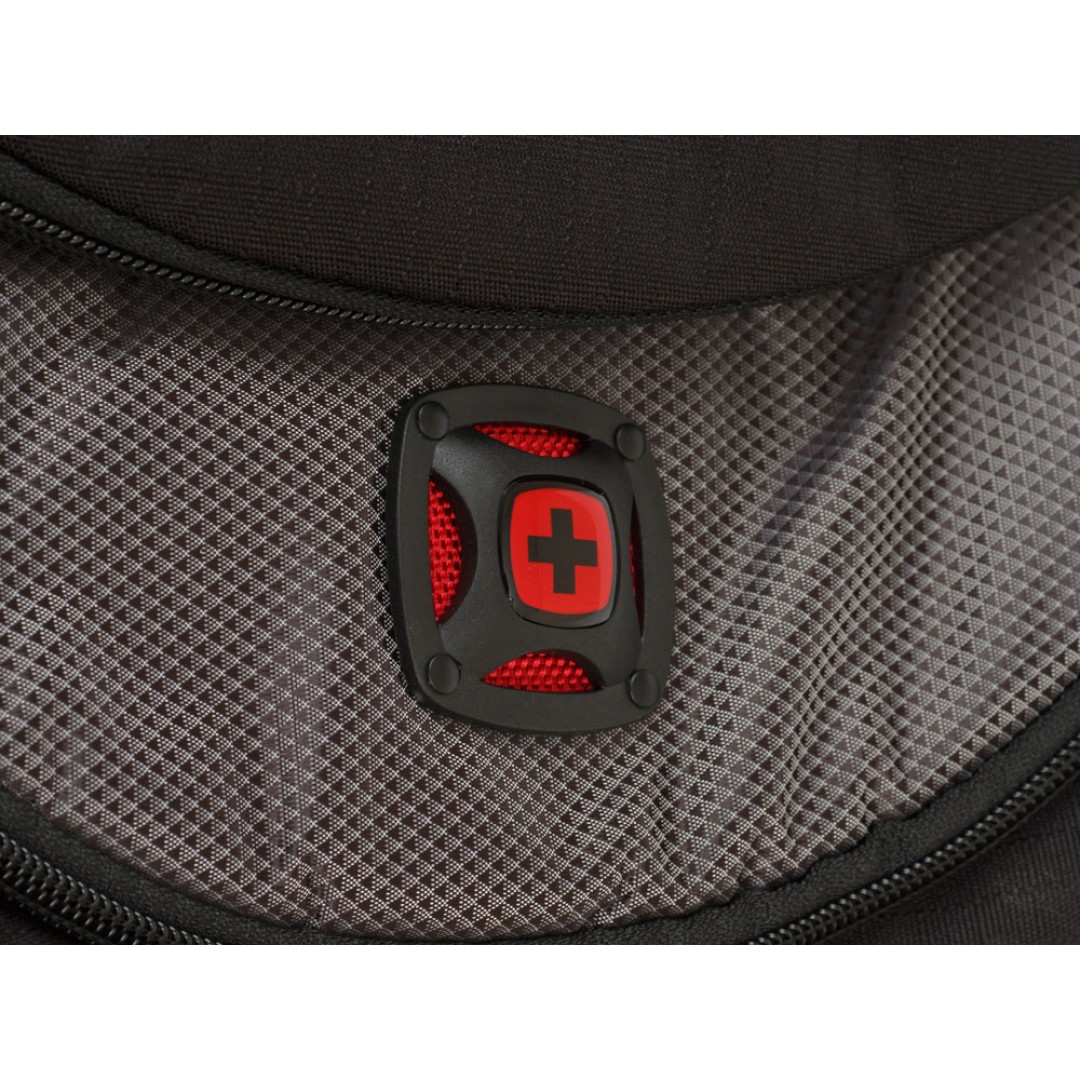 Рюкзак Synergy WENGER 16'', черный/серый, полиэстер/ПВХ, 36 x 26 x 46 см, 26 л