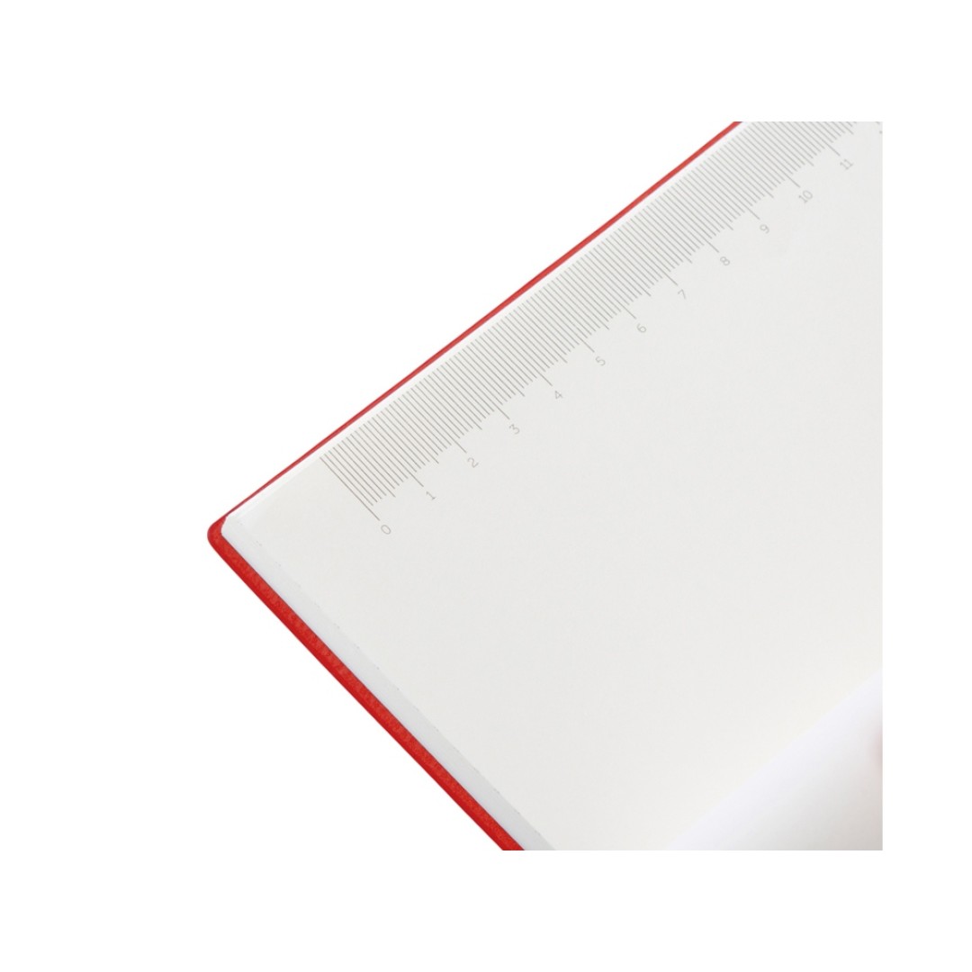 Набор блокнот в гибкой обложке А5 и металлическая шариковая ручка "Nabokov", красный