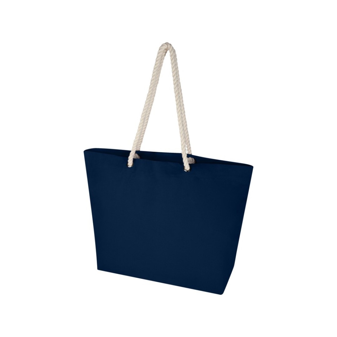 Florida пляжная эко-сумка из переработанного материала, сертифицированного по стандарту GRS, плотностью 270 г/м2 18L - Темно - синий