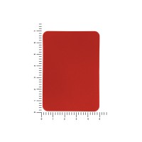 ПАТЧ ПРЯМОУГОЛНЫЙ nubuk (красный) 5,0 х 7,0 см