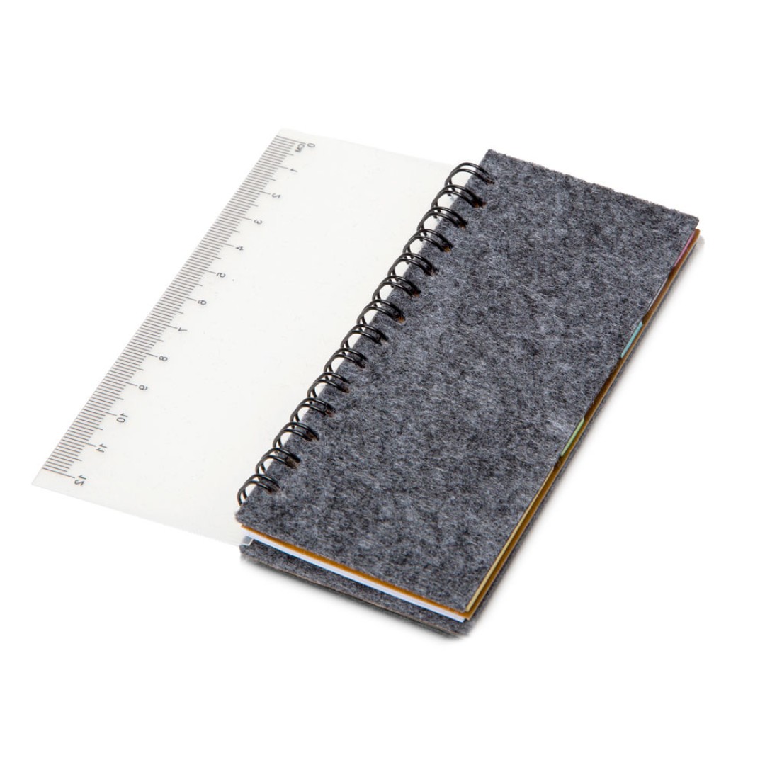 Мини-блокнот со стикерами А7 "Felt"