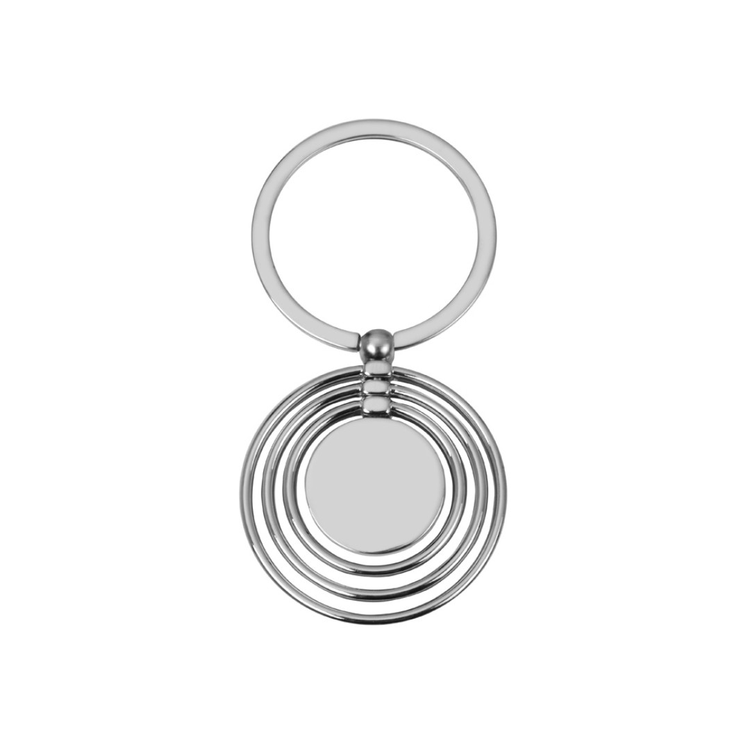 Брелок "Кольца", серебристый (Р)