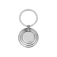 Брелок "Кольца", серебристый (Р)