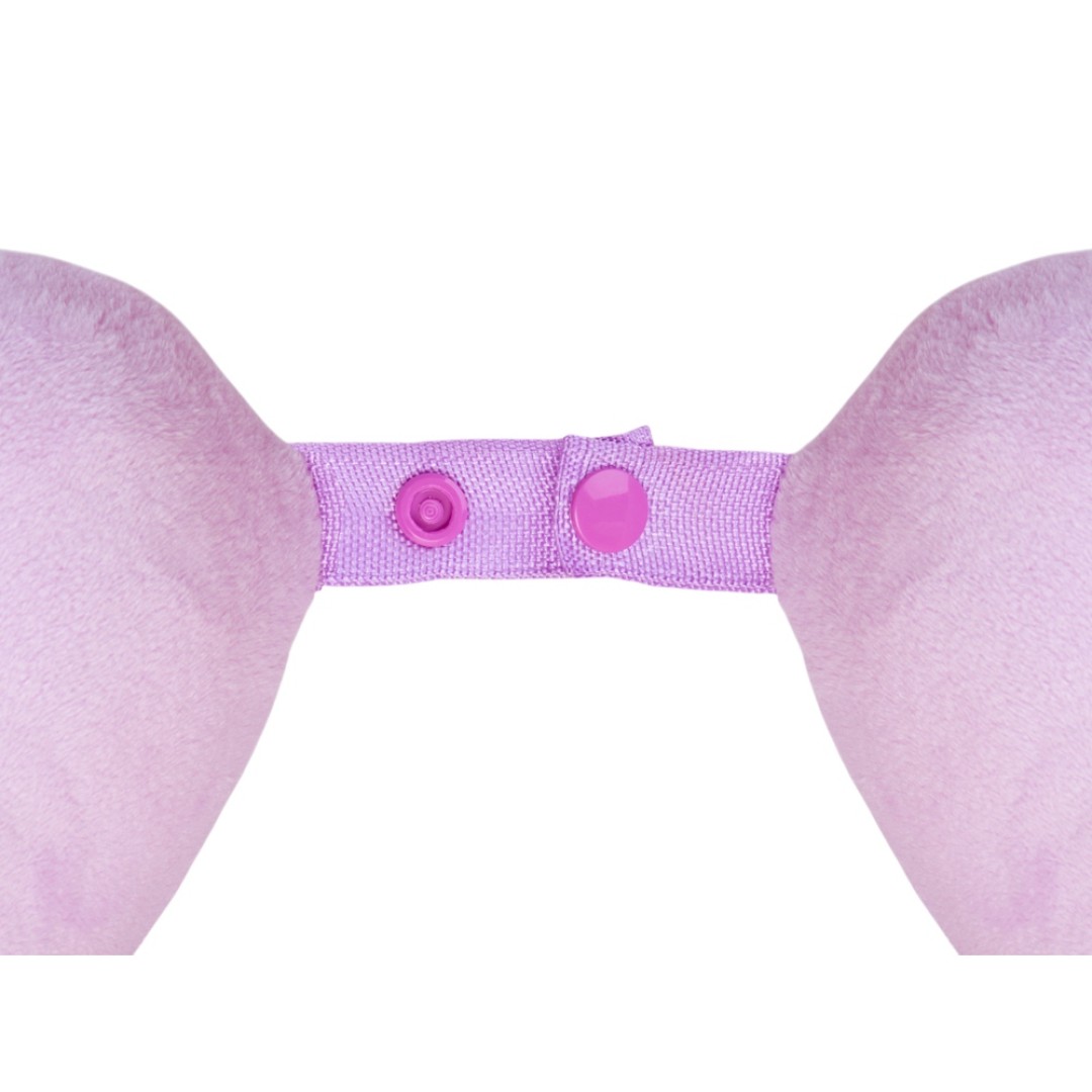 Подушка Basic из микрофибры с эффектом памяти U-shape, розовый NEW