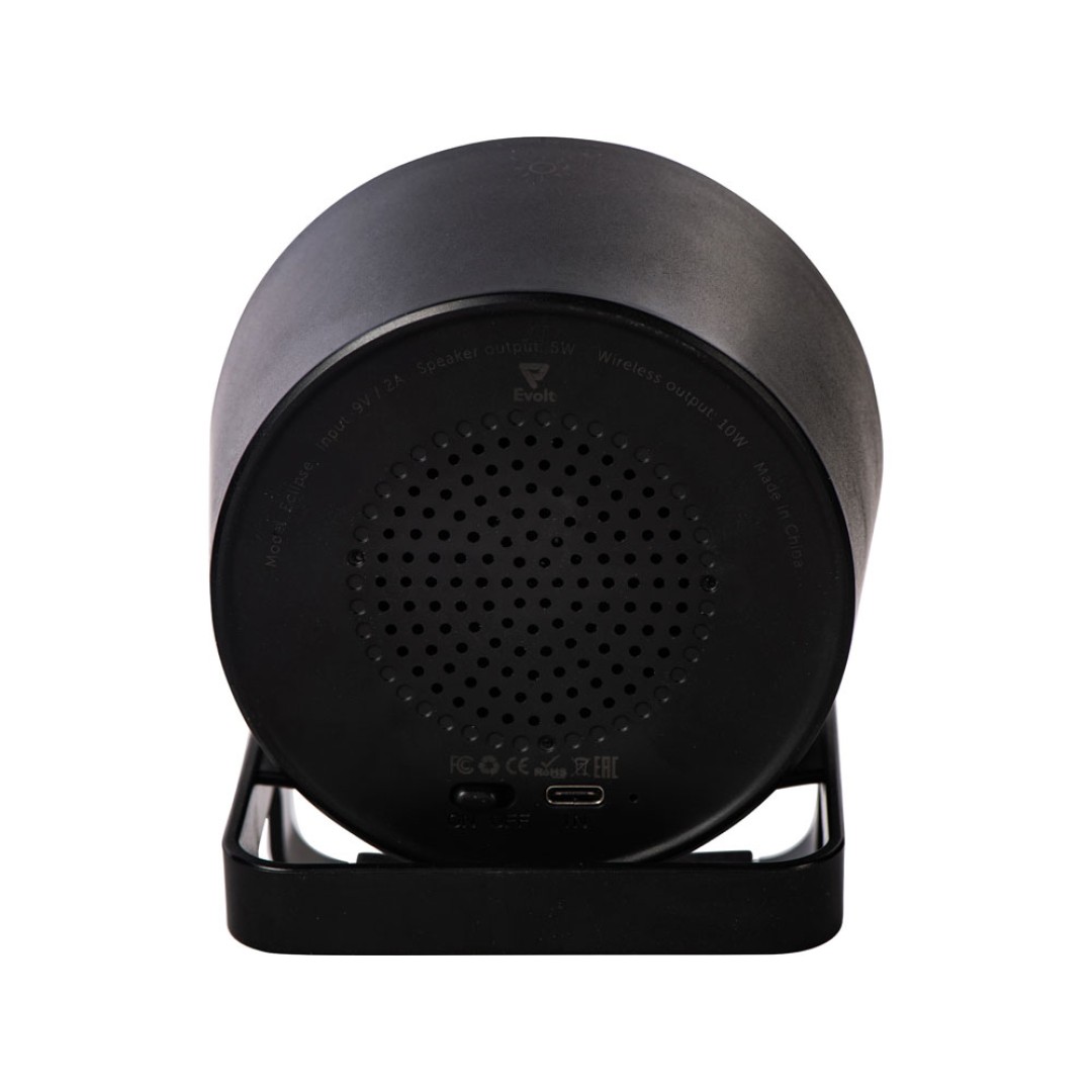 Портативная колонка c функцией беспроводной зарядки "Eclipse", 5 Вт / 10 Вт
