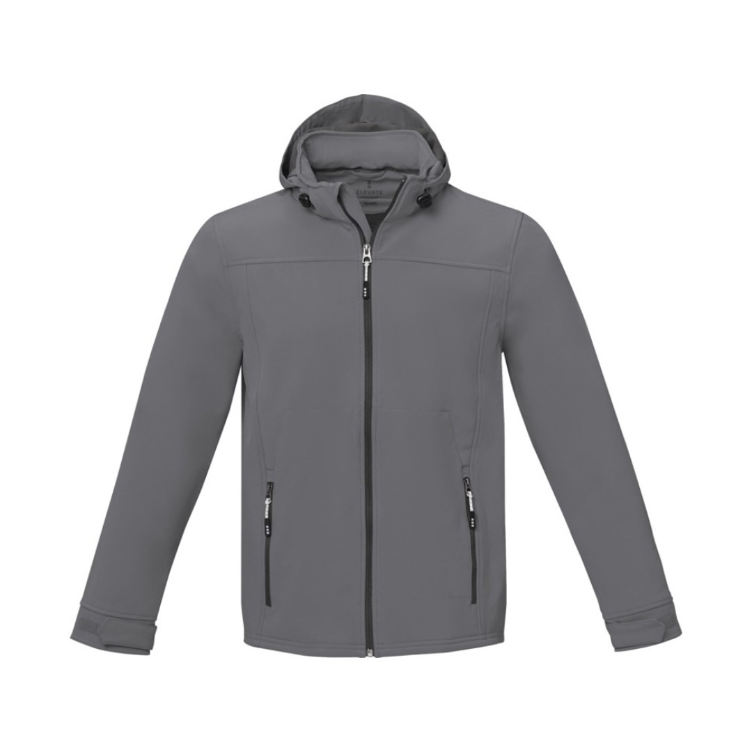 Куртка софтшел "Langley" мужская, steel grey