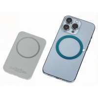 Магнитный беспроводной внешний аккумулятор "MagnetIQ", 5000 mah, 10 W, серый Cool gray 7C