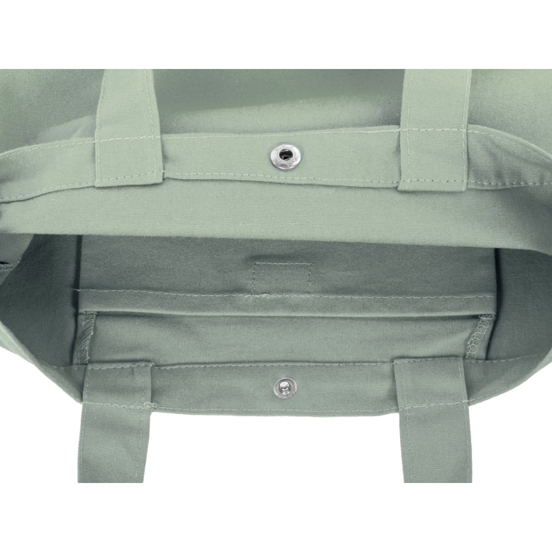 Сумка Helfer из хлопка на кнопке с регулирующейся лямкой, оливковый