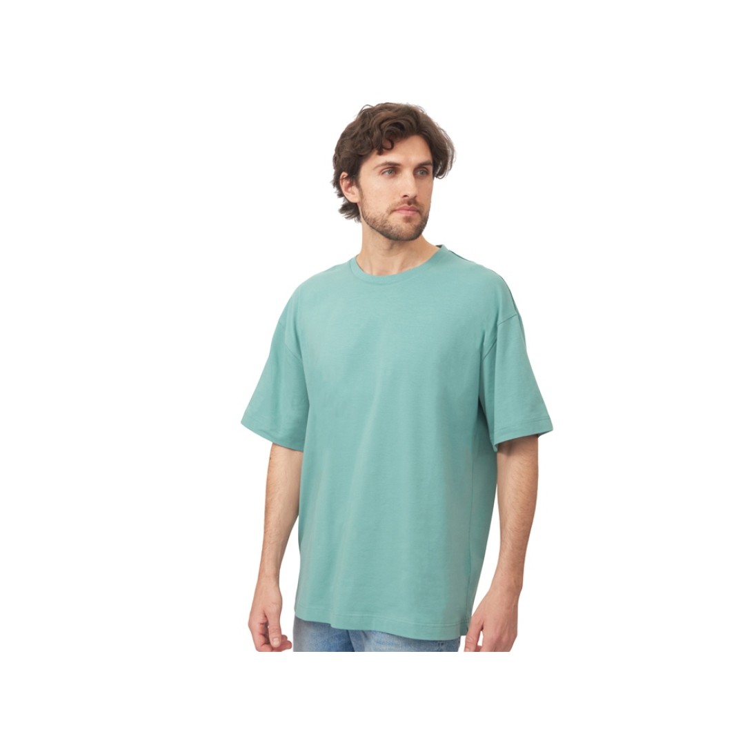 Футболка оверсайз «Vienna» унисекс , припылено-бирюзовый