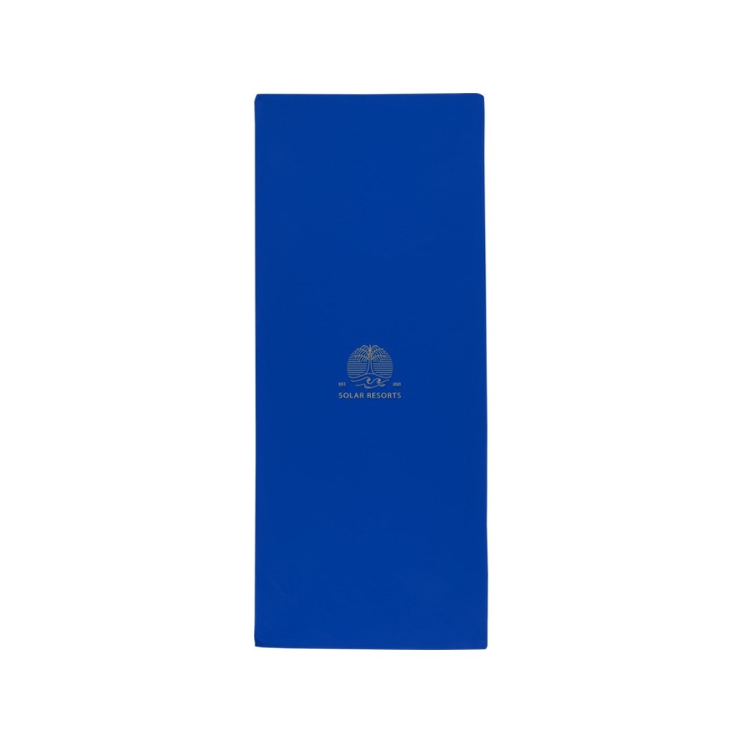 Lucas спортивное полотенце из переработанного полиэстера 30х80 см - Ярко-синий