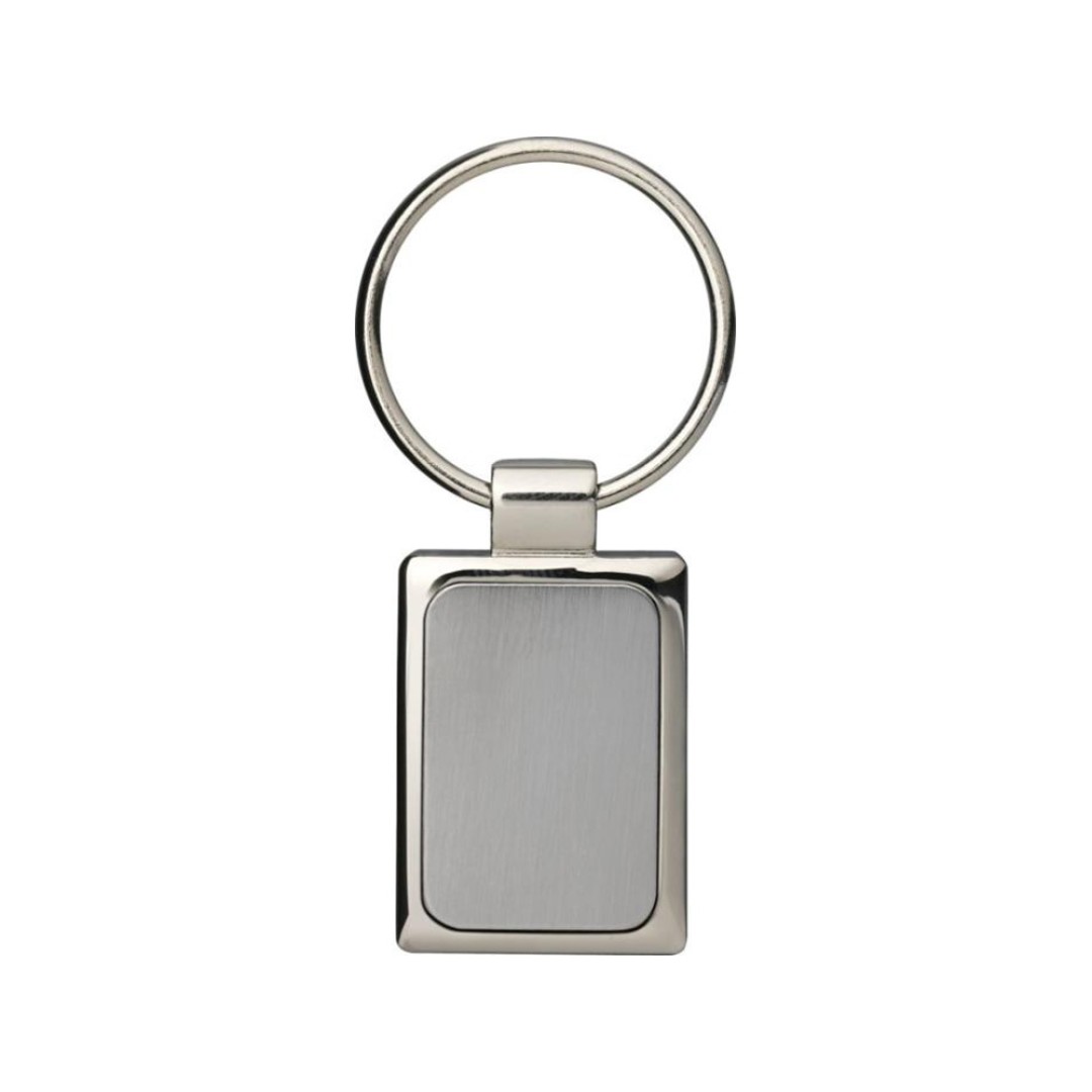 Брелок «Квадро», серебристый