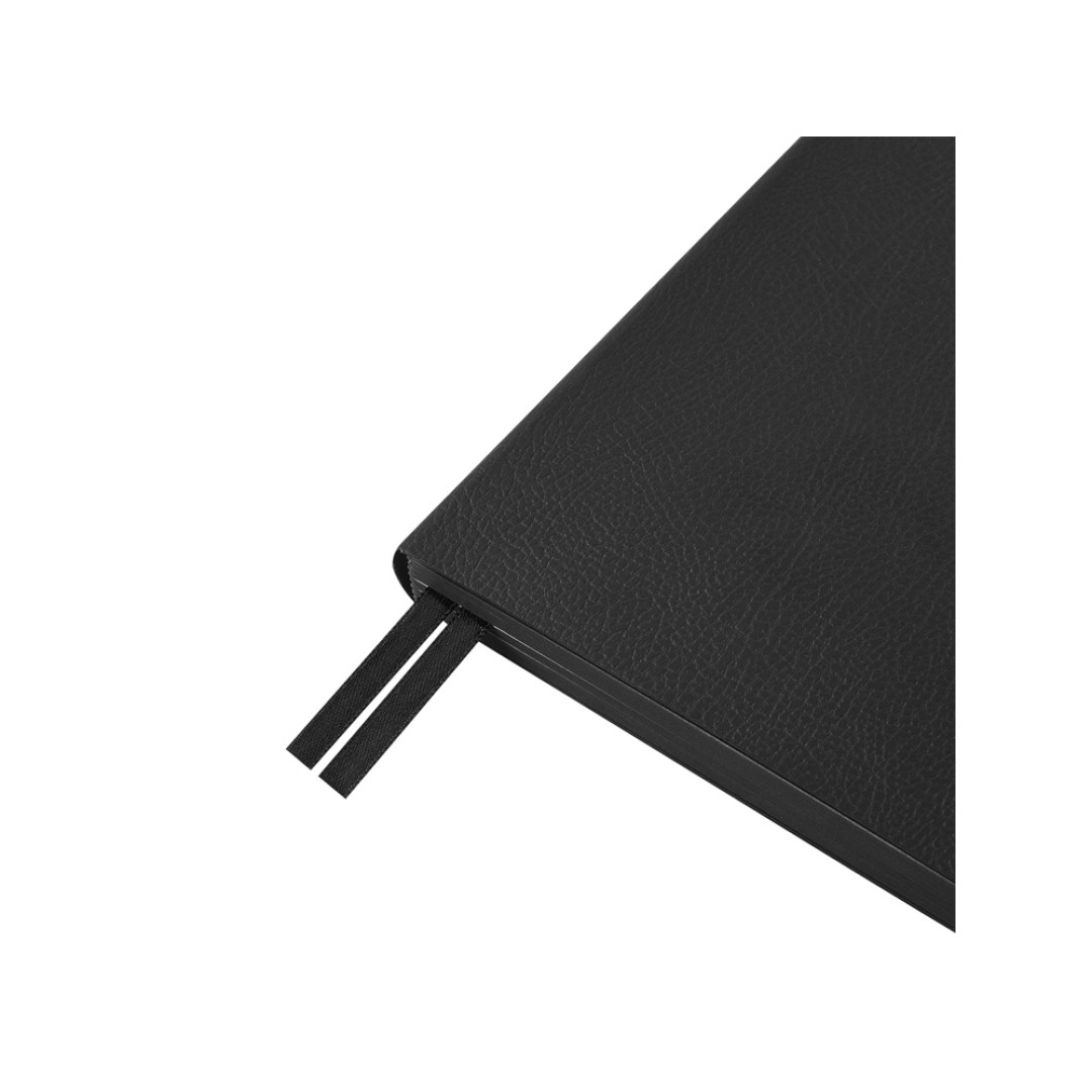 Ежедневник недатированный А5 "Megapolis Nappa Flex", черный