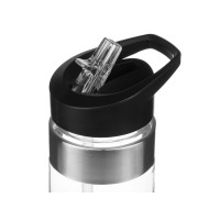 Бутылка для воды "Pallant ", тритан, 700мл, прозрачный/черный