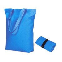 Сумка Fixy из переработанного хлопка с фиксирующей эластичной лентой, синий