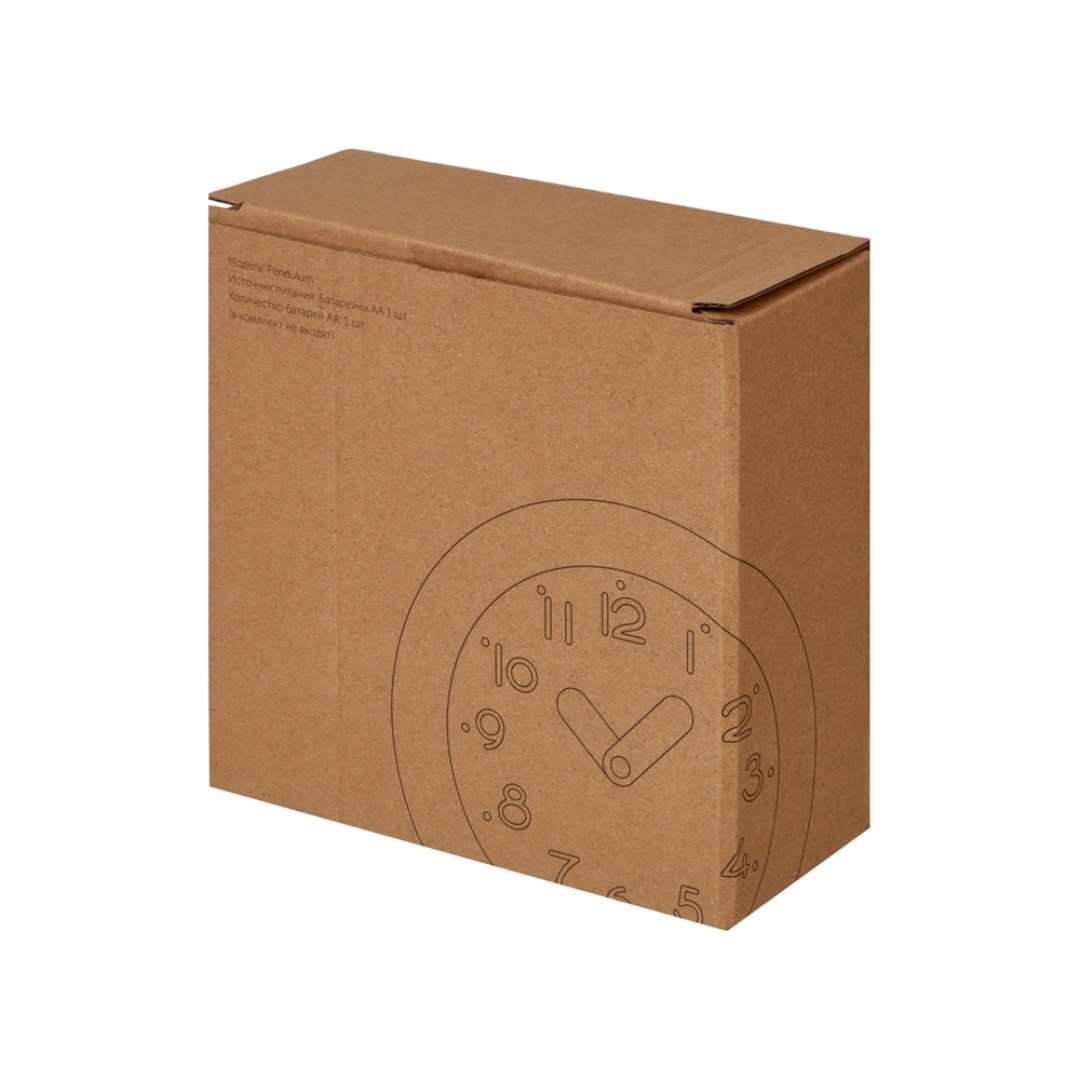 Настенные часы с маятником "Pendulum", белый