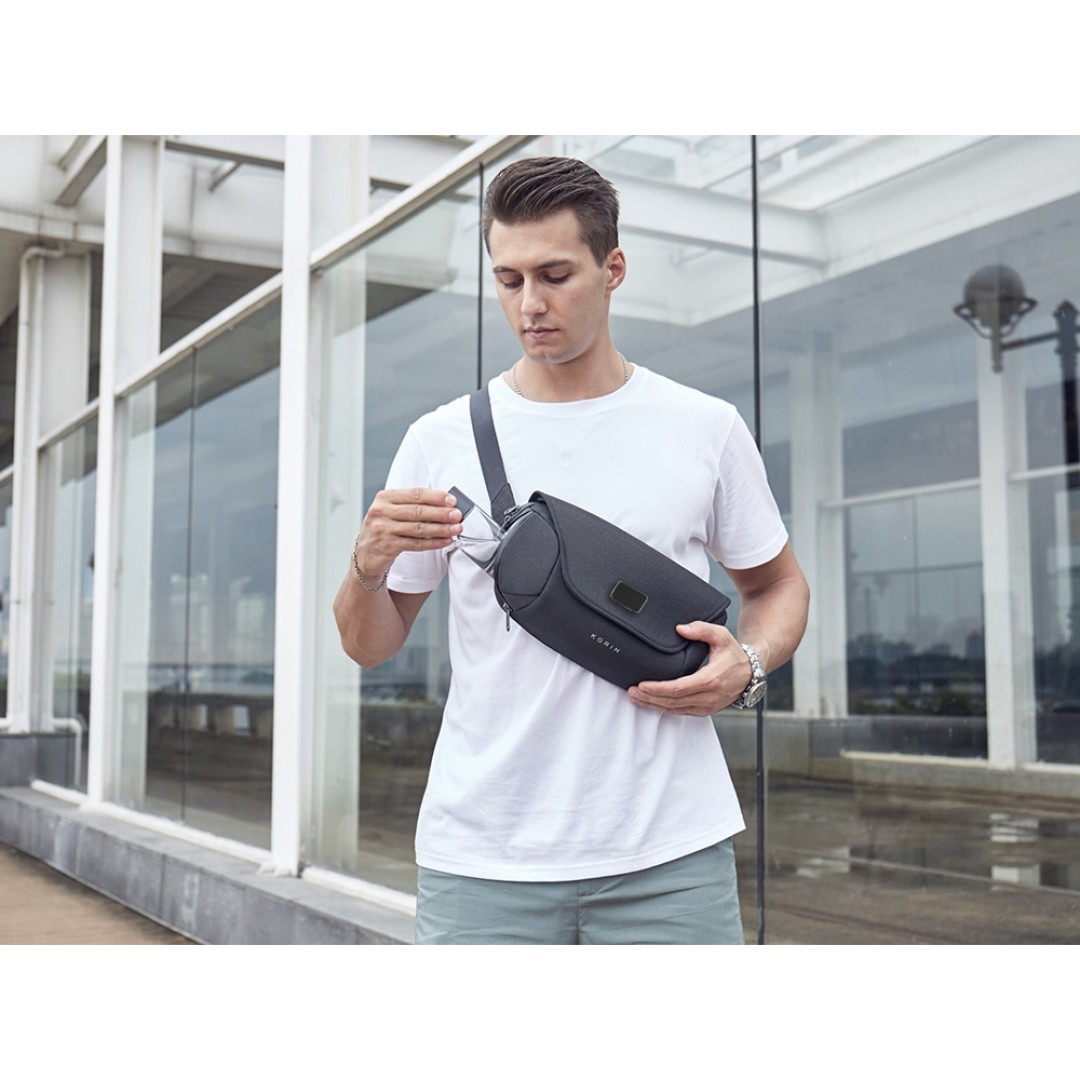 Антикражная сумка на пояс Clickpack, черный