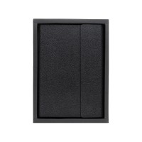 Ежедневник недатированный с магнитным клапаном А5 "Venezia", черный