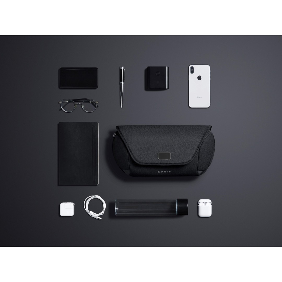 Антикражная сумка на пояс Clickpack, черный