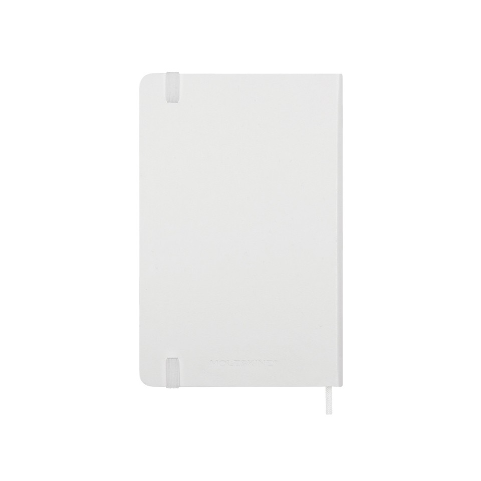 Записная книжка Moleskine Classic (в линейку) в твердой обложке, Medium (11,5x18 см), белый