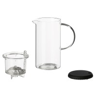 Стеклянный заварочный чайник "Gunfu", 600 мл