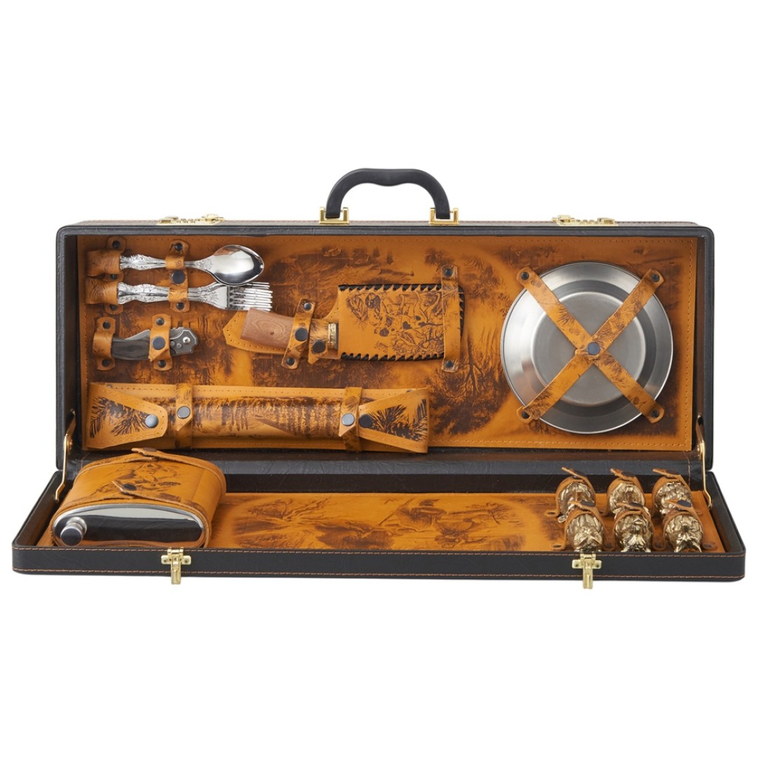 Подарочный набор «Королевская охота», коричневый