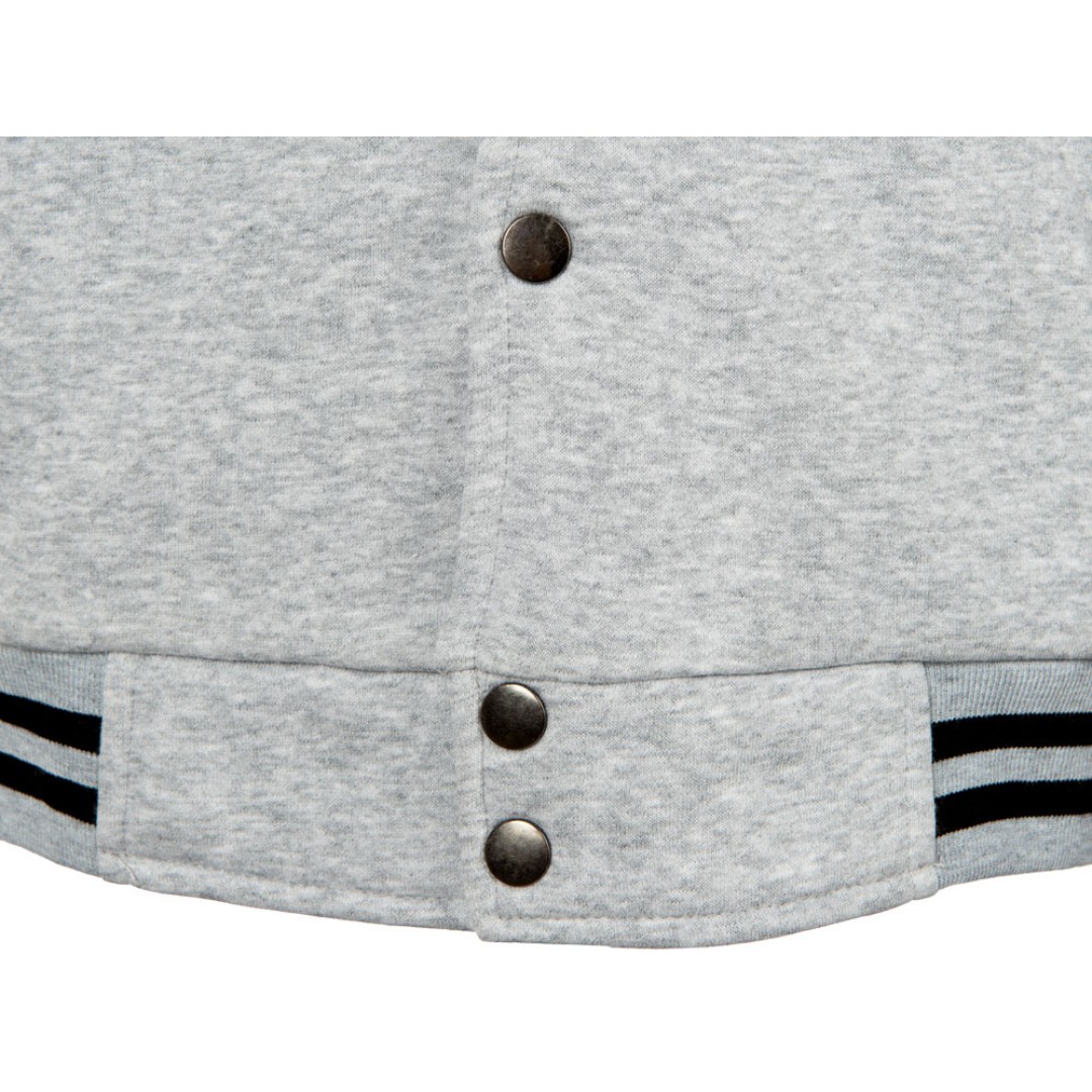 Бомбер «Oxford», серый меланж, унисекс