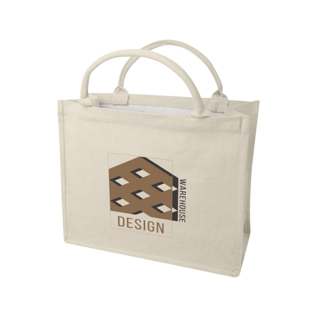 Page эко-сумка для книг из переработанного материала Aware™ плотностью 500 г/м2 - Бежевый