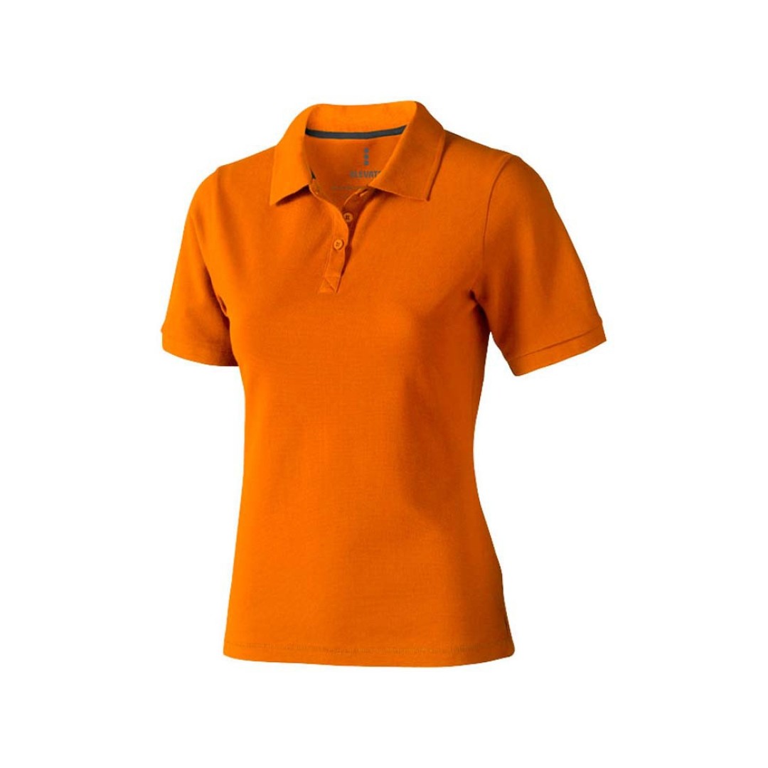 Calgary женская футболка-поло с коротким рукавом, оранжевый