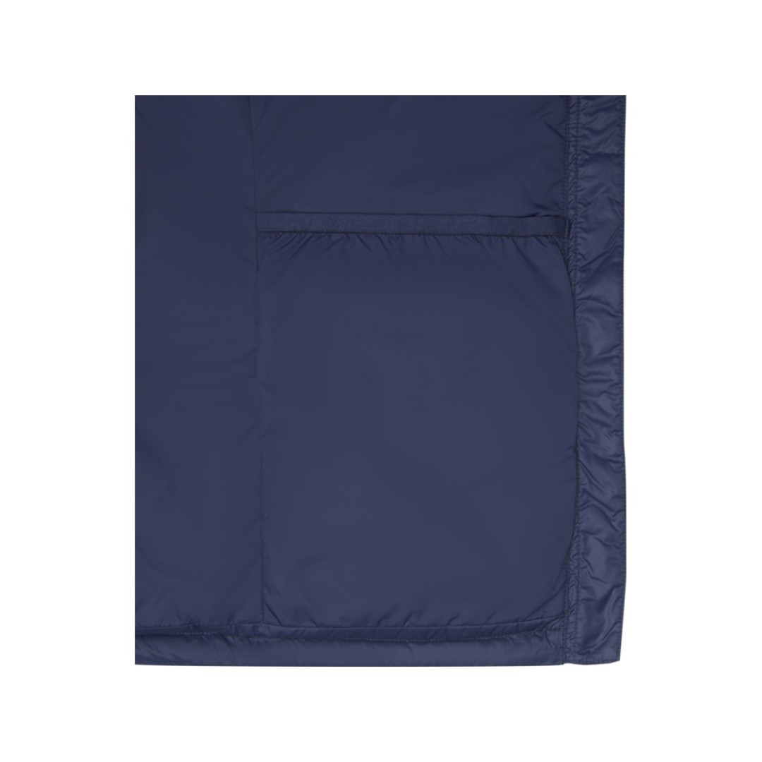 Женская утепленная телогрейка Epidote из материалов, переработанных по стандарту GRS - Темно - синий