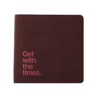 ЕЖЕДНЕВНИК недатированный А5- "MEGAPOLIS FLEX QUATTRO" (БОРДОВЫЙ) с УФ-печатью