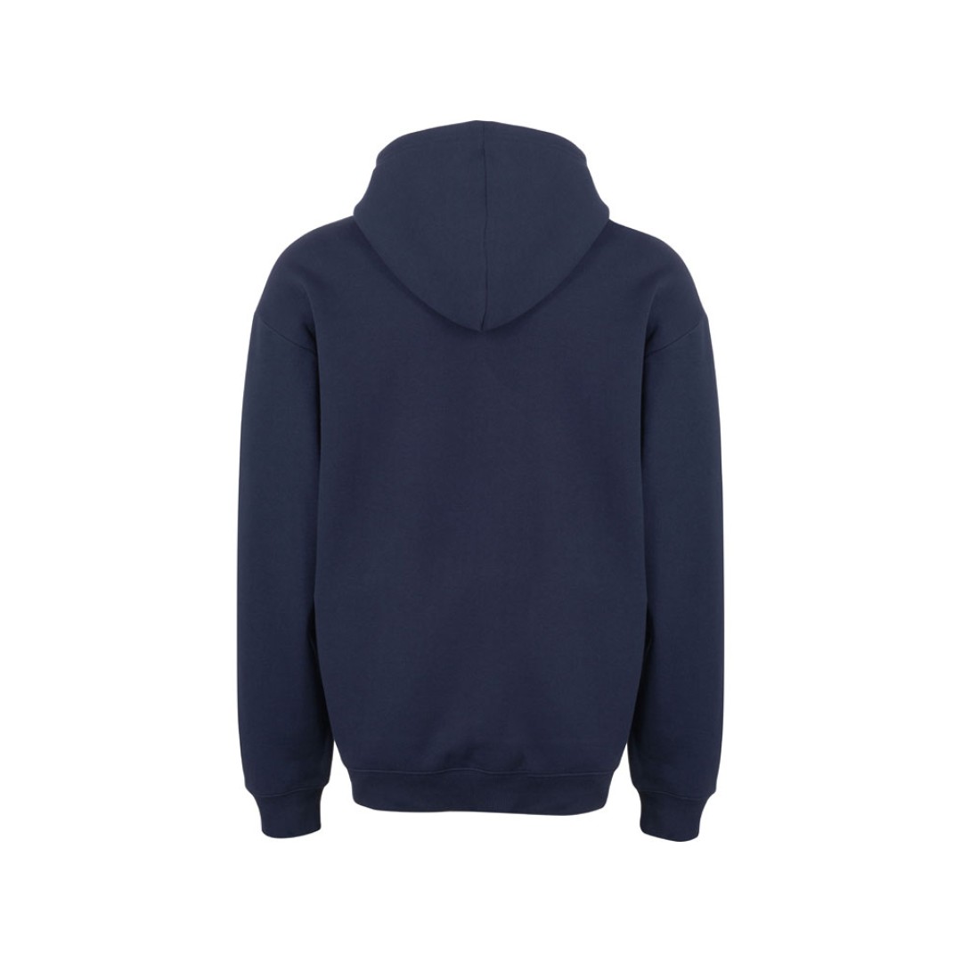 Толстовка с капюшоном оверсайз «Berlin» унисекс, темно-синий
