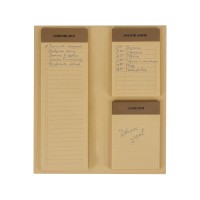 Планер с отрывными листами "Write & Plan", натуральный