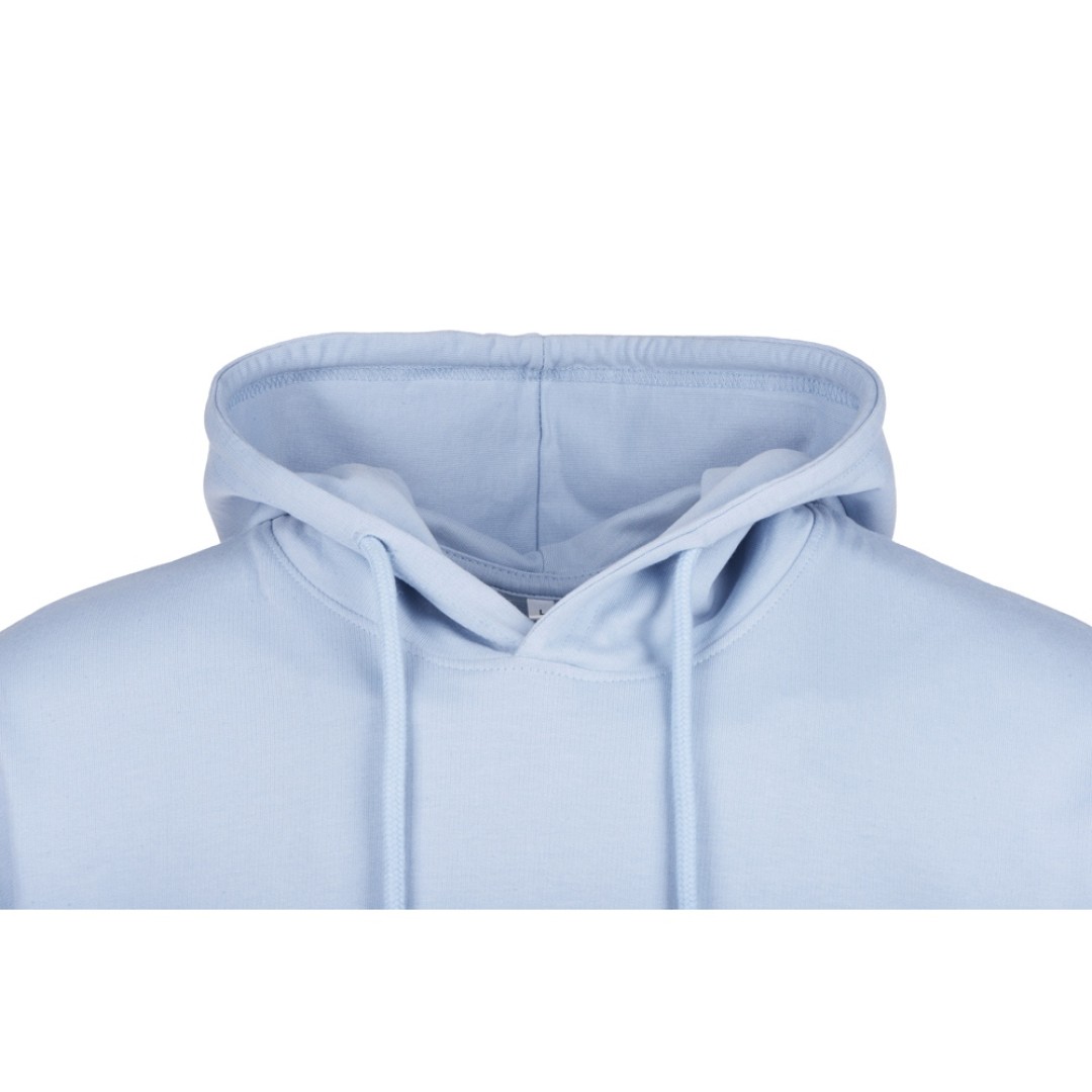Худи оверсайз с коротким рукавом «Warsaw» унисекс, небесно-голубой
