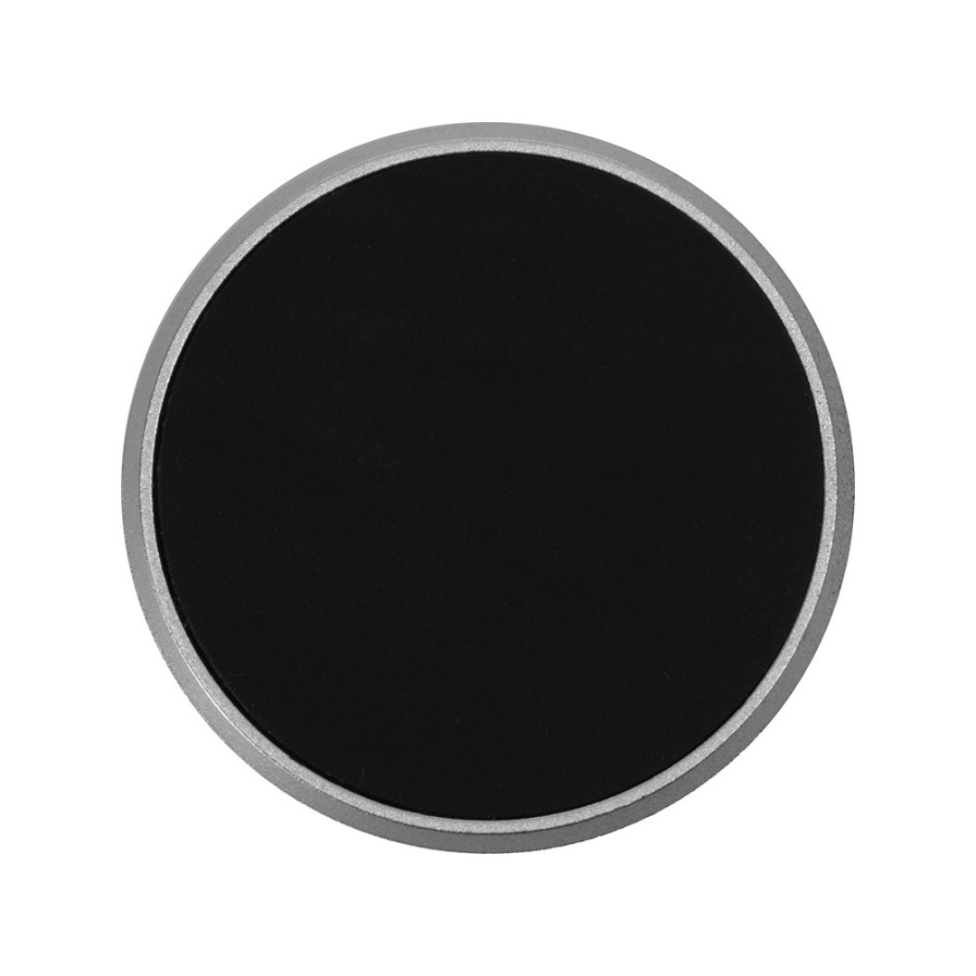 Магнитный держатель для телефона "Magpin mini", черный/стальной