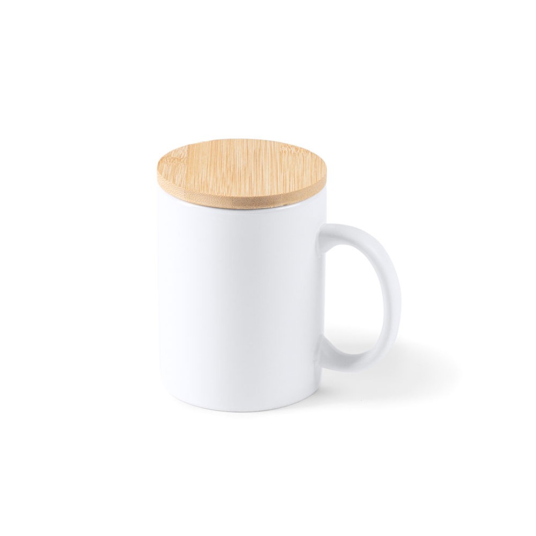 Керамическая кружка BERRY Eco line объемом 370 мл., белый