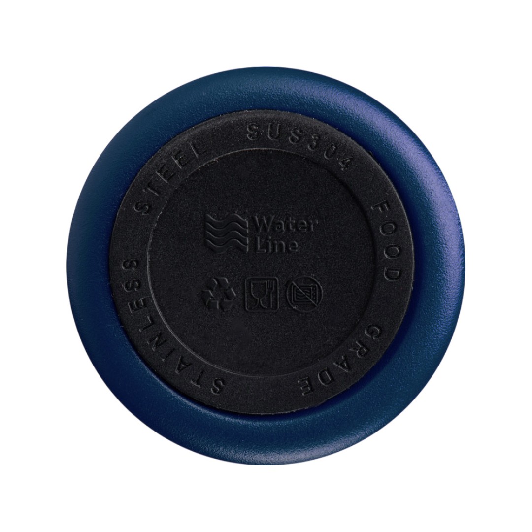 Вакуумная термокружка Waterline с медной изоляцией «Bravo», 400 мл, тубус, темно-синий