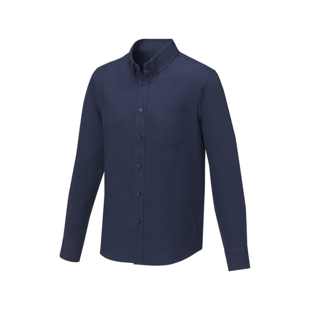 Pollux Мужская рубашка с длинными рукавами, темно-синий