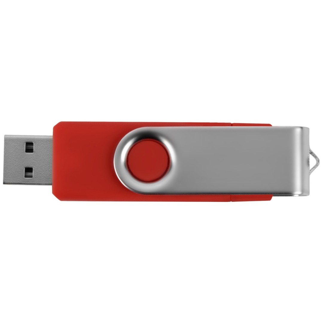 USB/micro USB-флешка 2.0 на 16 Гб «Квебек OTG», красный