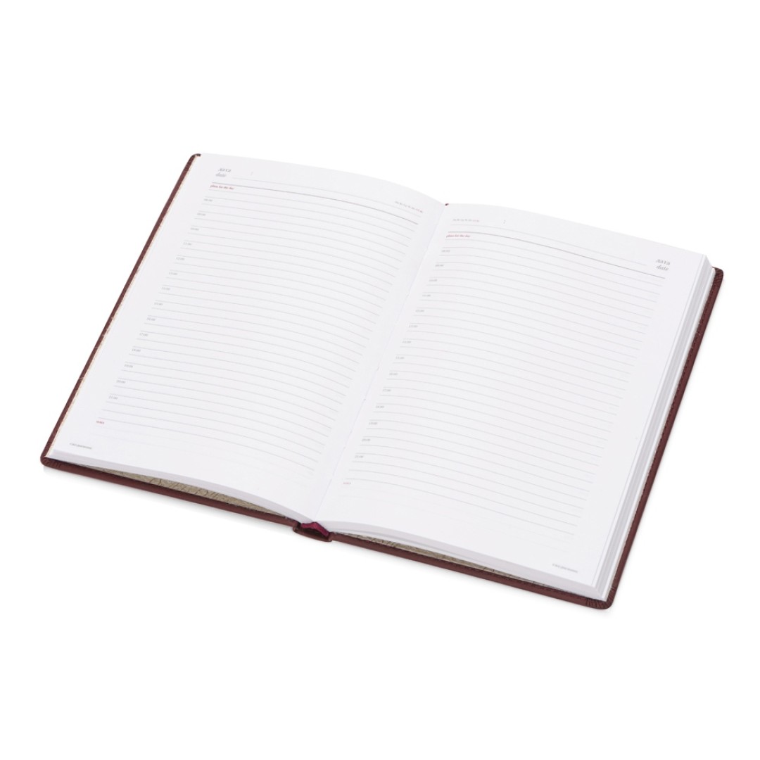 Ежедневник недатированный А5 «Velvet», бордовый