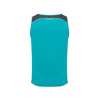 Майка "Misano" мужская, бирюзовый/эбеновый