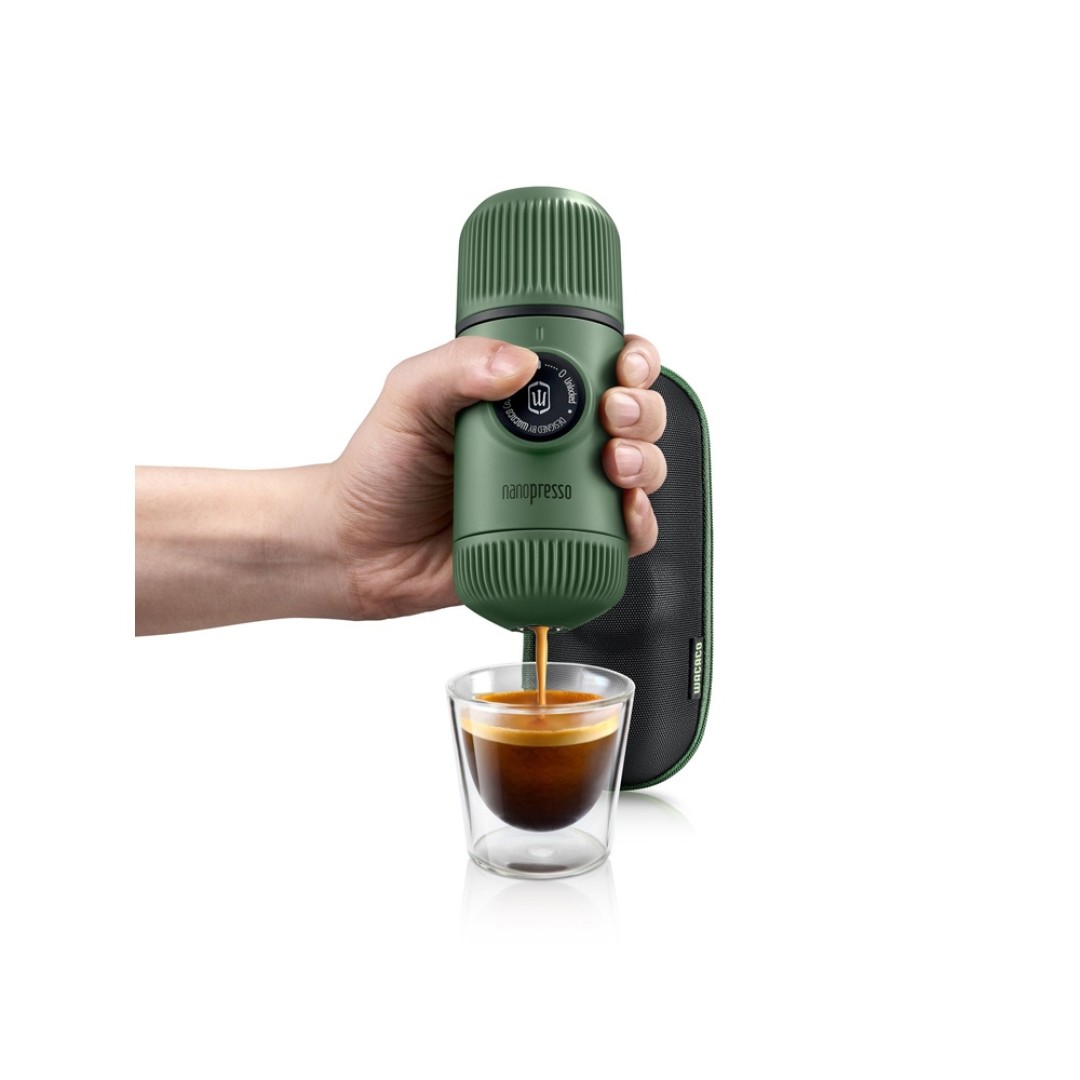 Ручная мини-кофемашина (WACACO Nanopresso) WCCMSGR (Ручная мини-кофемашина цв. Moss Green)